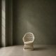 Fauteuil enfant en rotin vintage