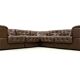 Swiss dark brown patchwork modulair DS-11 sofa by the Desede Design team for DeSede, 1970s
