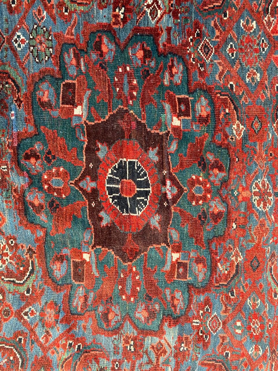 Nice old Persian carpet Afshar 220x298 cm