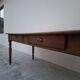 Old shop/work table with 2 drawers, Louis Philippe legs.