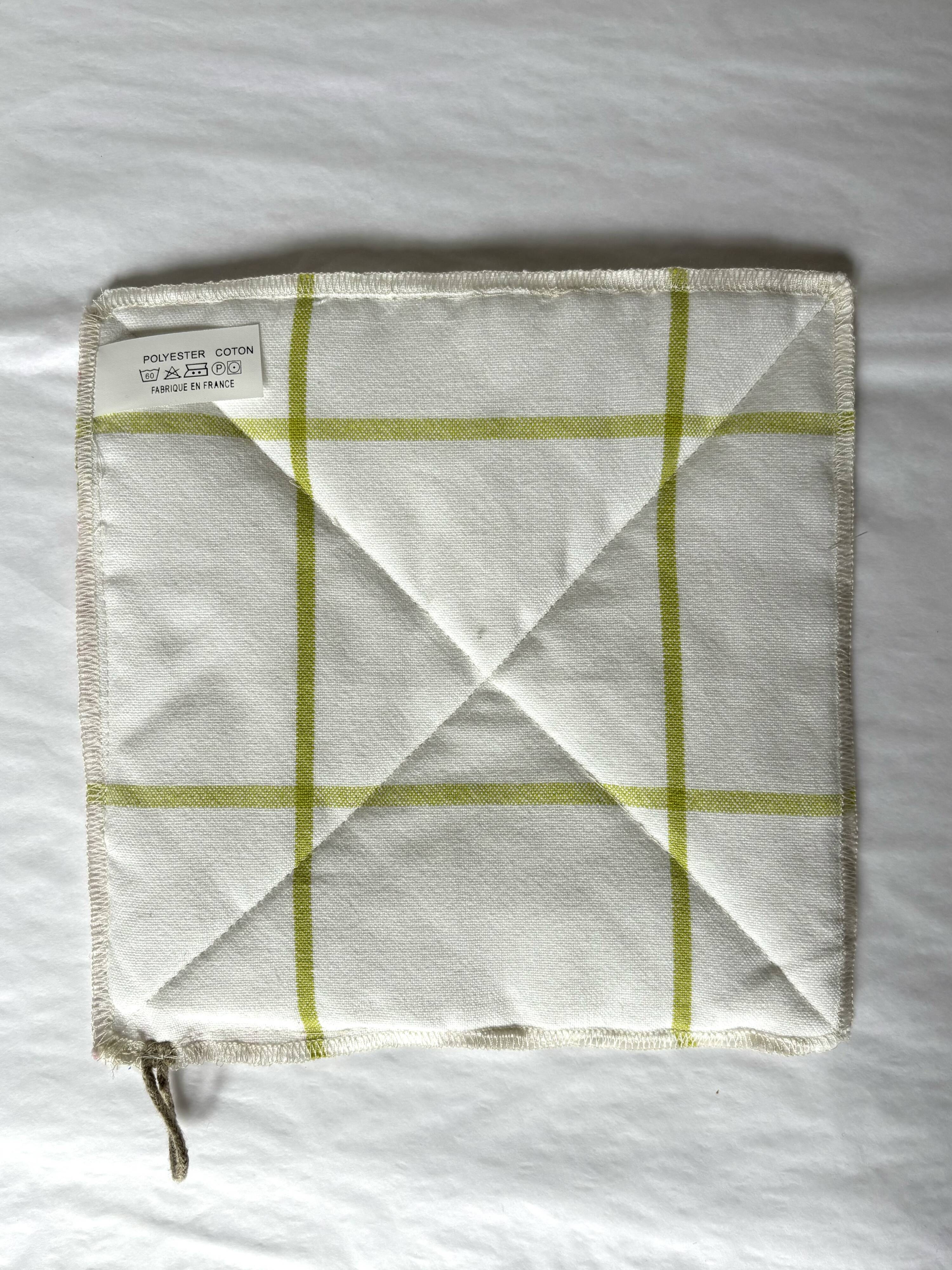 Pot holder, pink vintage fabric