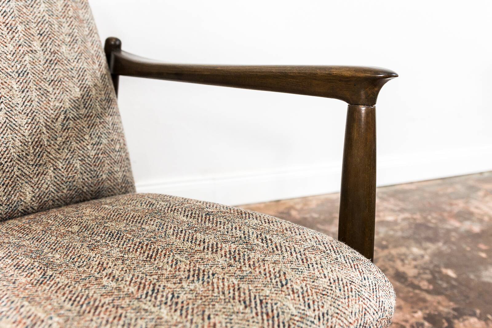 Mid-century Armchairs GFM-64 by Edmund Homa, Poland, 1960's, set of 2