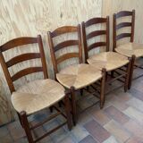 Set of 4 mulched chairs