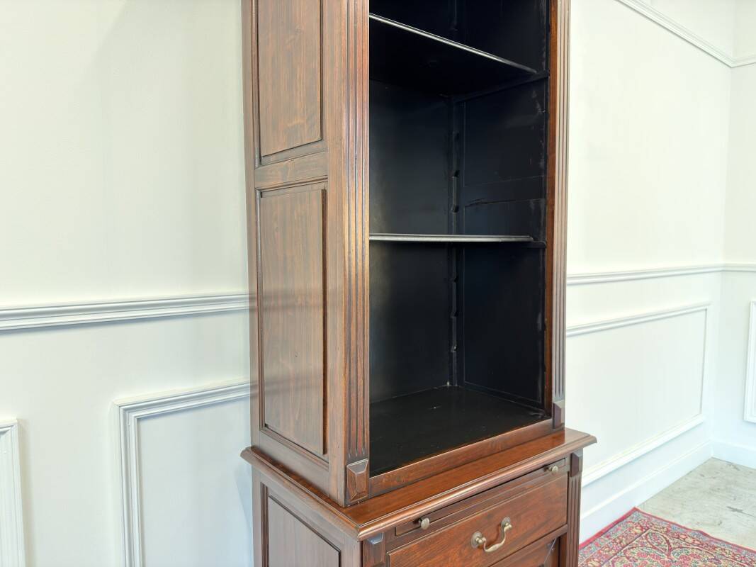 Classic English Mahogany Bookcase