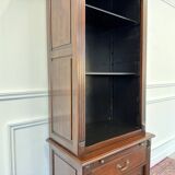 Classic English Mahogany Bookcase