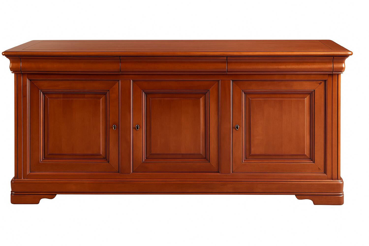 Buffet very enfilade Louis Philippe in cherry wood.