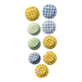 Set of 9 Digoin plates Scottish model