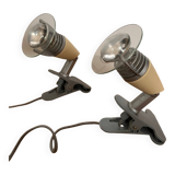 Set of massive vintage spotlights