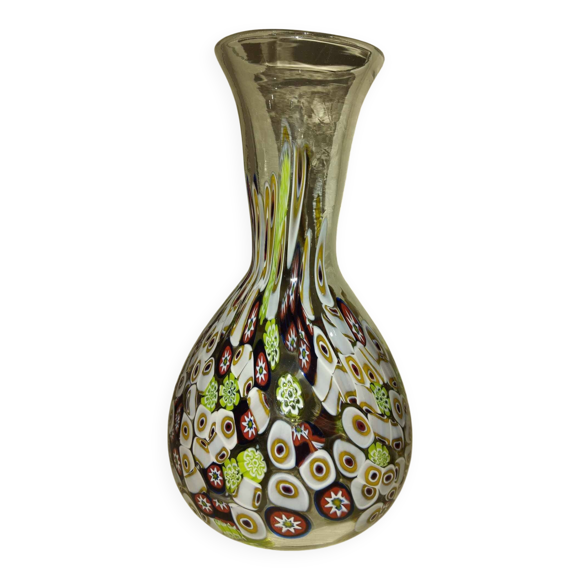 Multi-flower Murano vase, 20th century