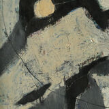 Bengt Nordquist, Composition, Oil on Canvas, 1963, Framed