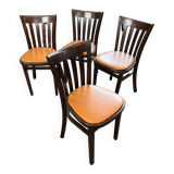 Suite de 4 chaises bistrot