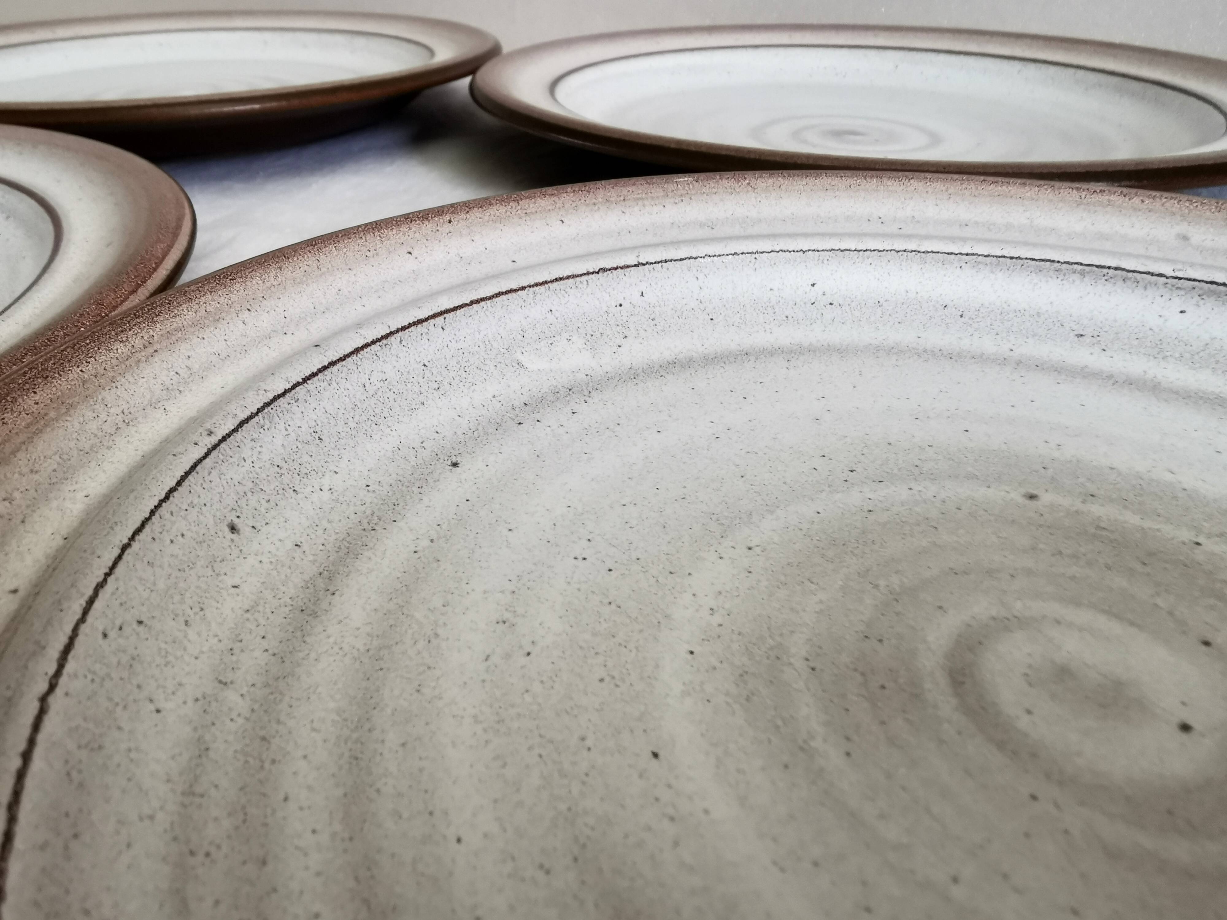 Niderviller Fonteneige service 10 flat plates 10 soup plates