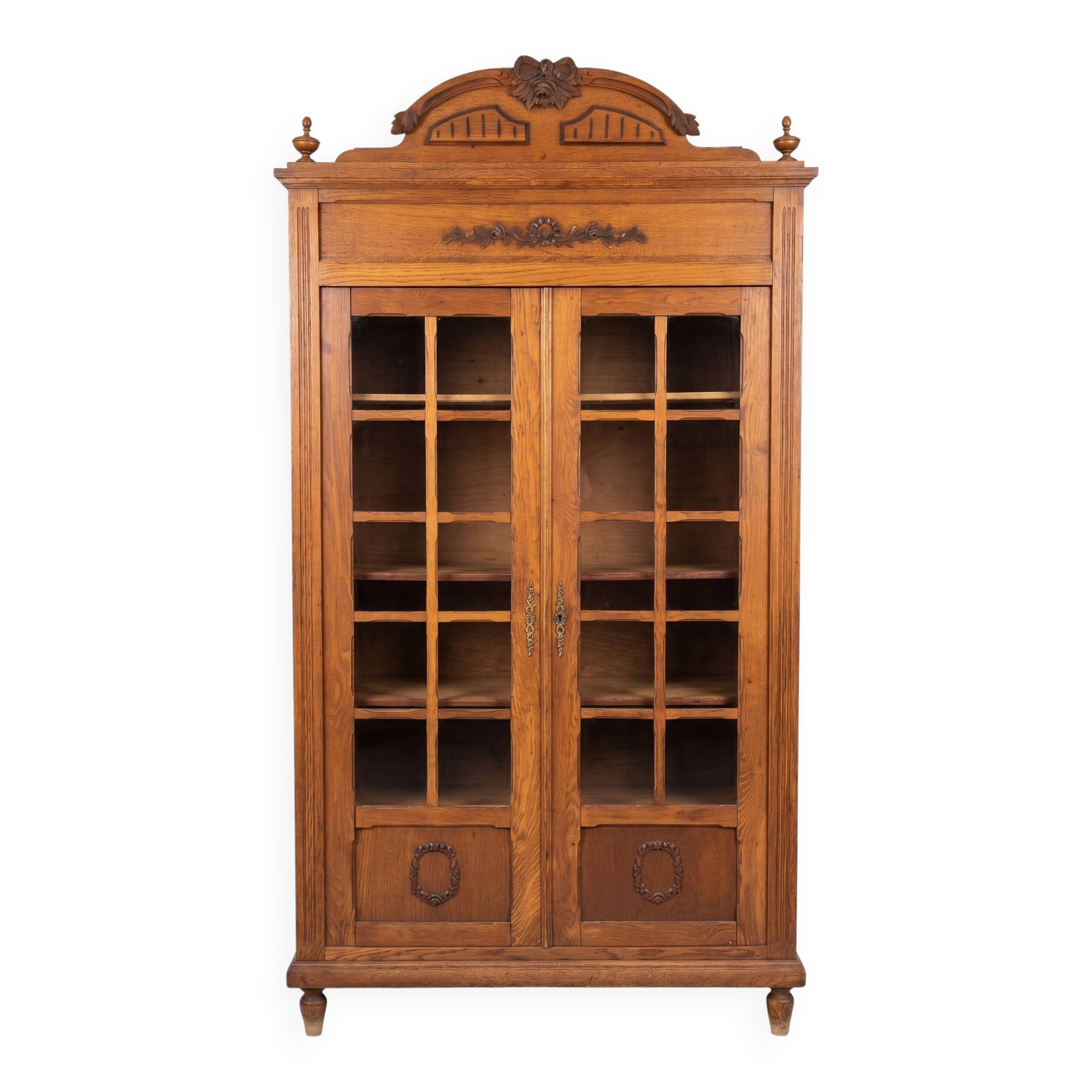 Antique glass cabinet
