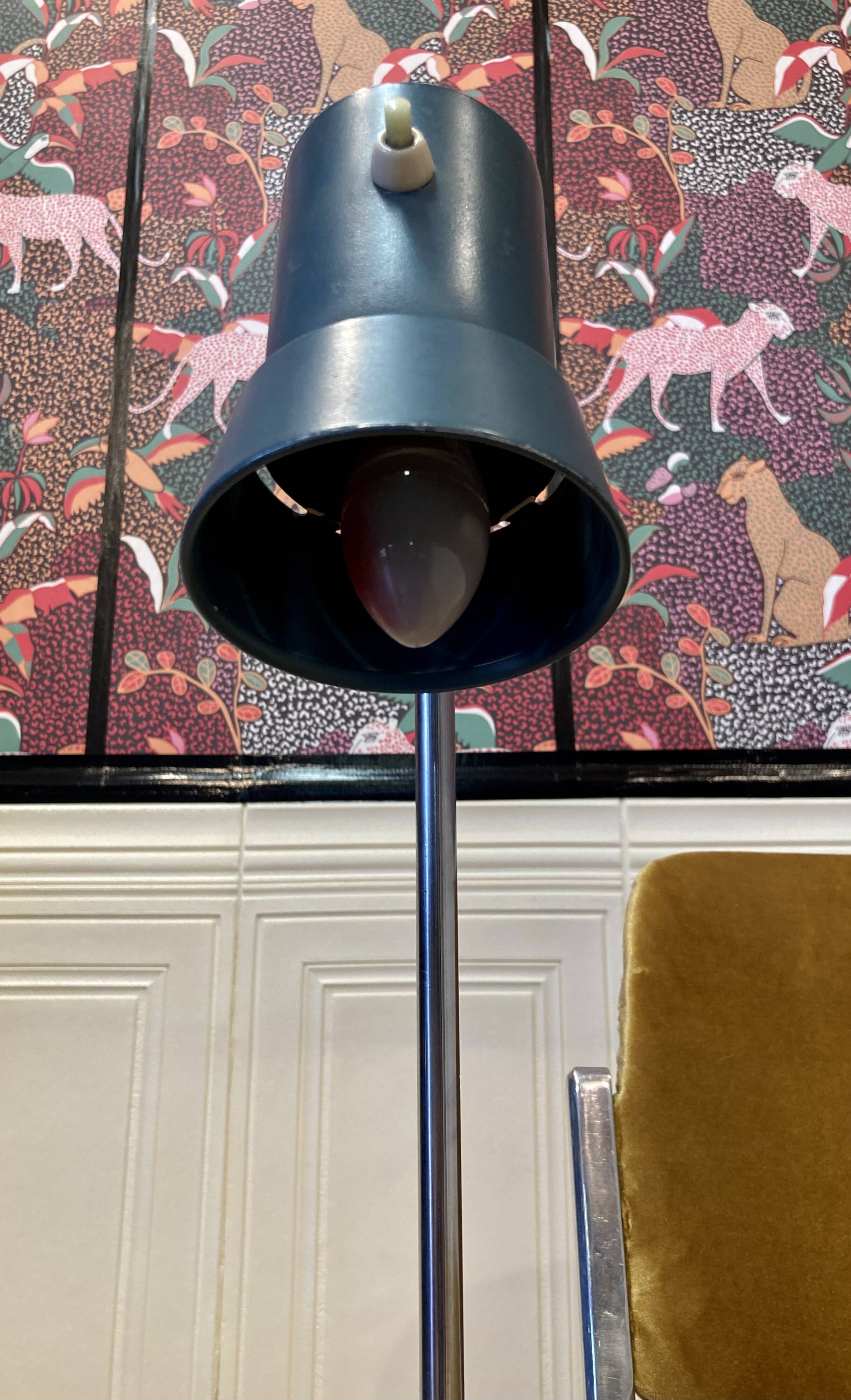 Grande lampe industrielle modulable 1950.
