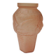 Ancien vase en verre rose de style art déco