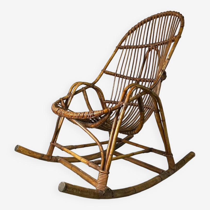 Rocking chair bambou | Selency