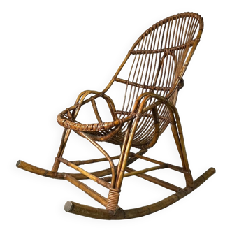 Rocking chair bamboo