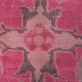 Vintage Turkish rug from Oushak, hand-woven 119x231 cm