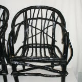 Pair of garden armchairs from the 50s