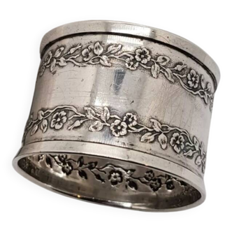 Ancien Rond de Serviette en Argent Poinçon Minerve