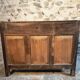 Antique French Walnut Sideboard - 19th Century Buffet with Drawer and Double Doors - Rustic Farmhouse Storage