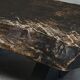 Sculptural coffee table in solid wood with natural edges, Europe, 1960s.