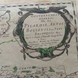 General Government Map of Picardy, Artois, Boulenois and reconquered countries