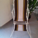 Vintage high-top folding child chair