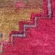Old Turkish carpet Anatolia handmade 105x135 cm