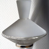 Suspension lamp Diabolo saucer in frosted glass.