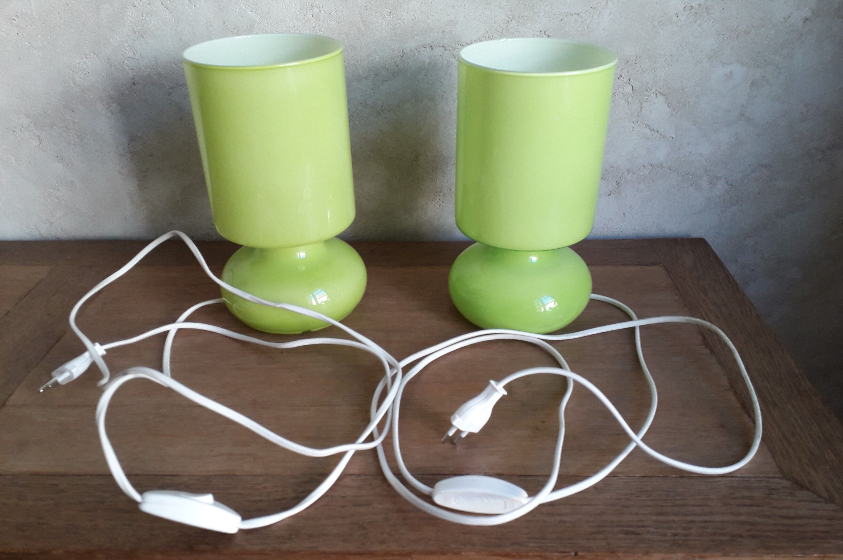 Pair of vintage Ikea 90s lamps