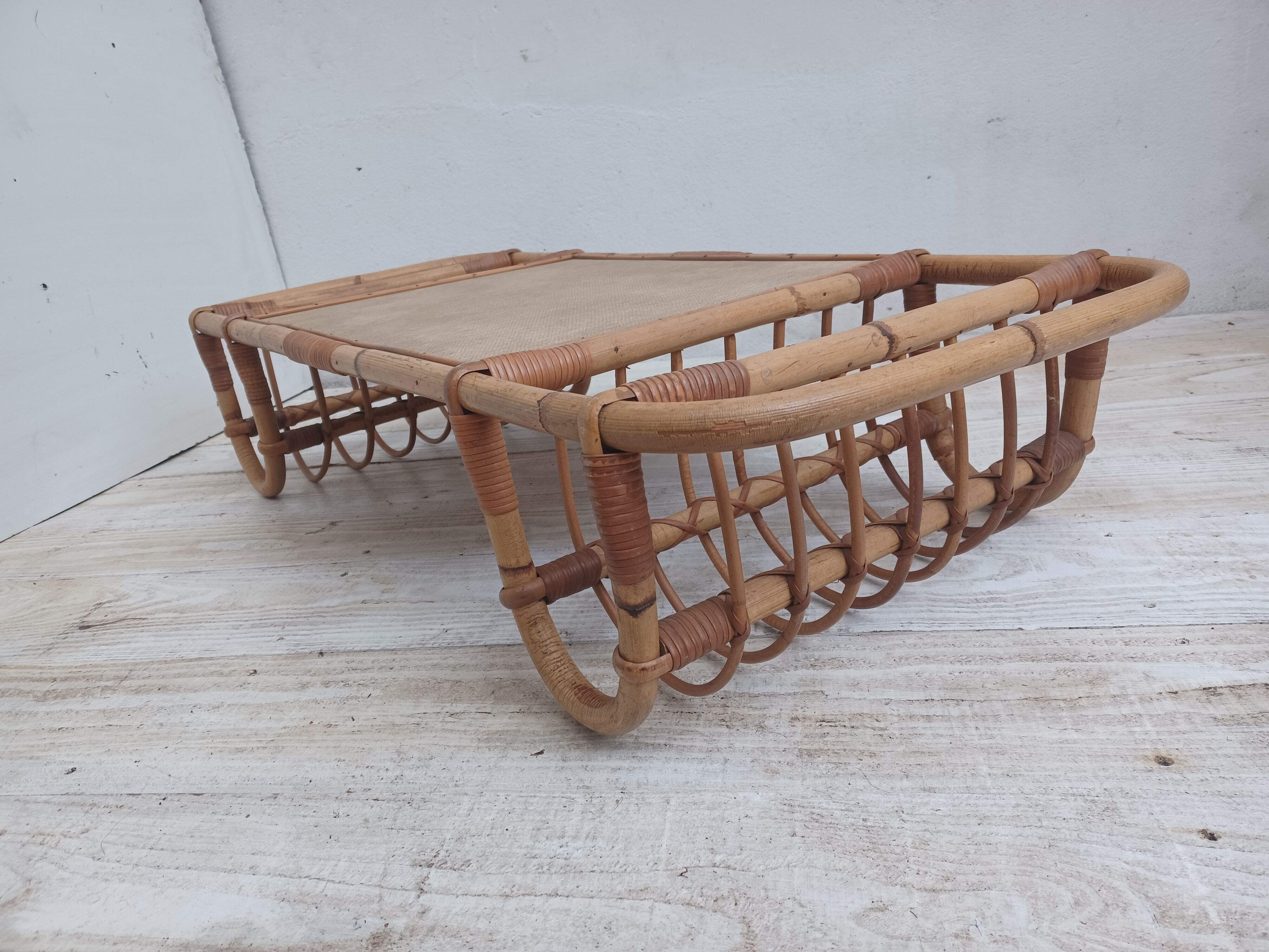 Rattan coffee table