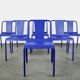Ensemble de 6 chaises design par Isi Design Group produit par Isimar 2000 Espagne