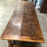large old walnut farmhouse table