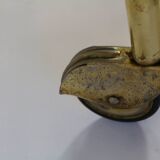 Elegant food trolley - brass - vintage.