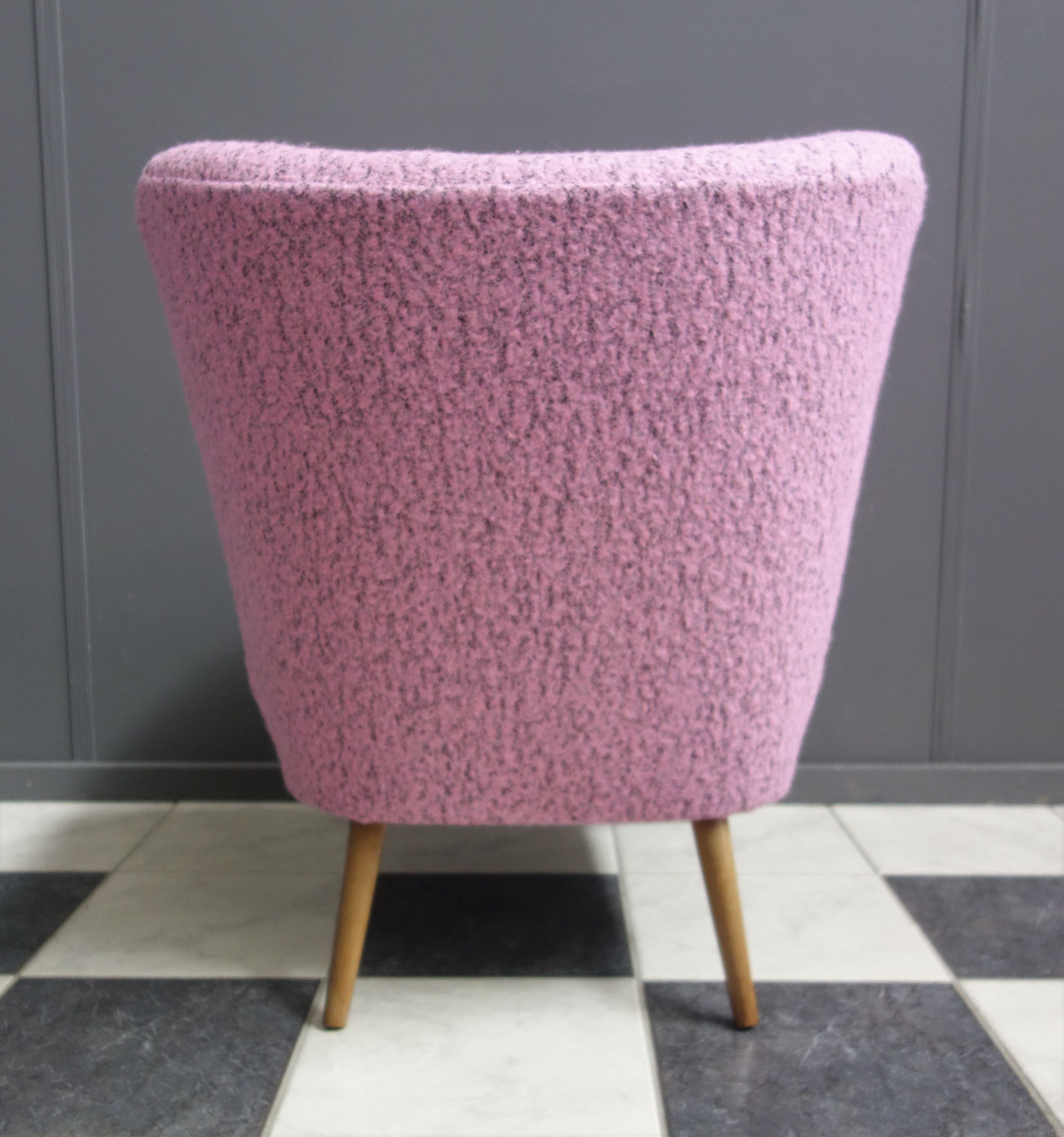 Pink cocktail chair 1960s