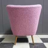 Pink cocktail chair 1960s