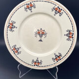 6 assiettes Lunéville Motif Coupe à fruits