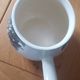Old ceramic casserole pan Jacqueline Montfort. Castelet pottery.