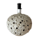 Large mid-century Danish brutalist ceramic table lamp in the style of Sejer, 1960s
