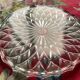Old glass table mat