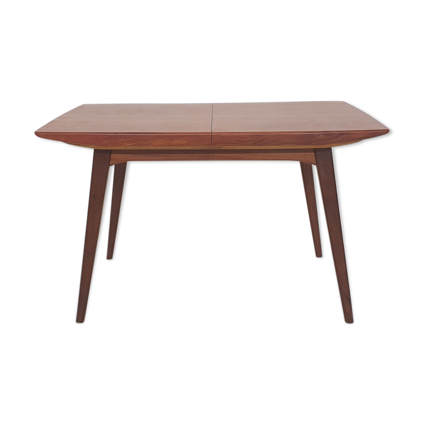 Louis van Teeffelen for Webe teak extendable dining table, The Netherlands 1950's