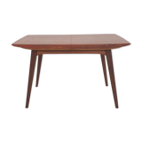 Louis van Teeffelen for Webe teak extendable dining table, The Netherlands 1950's