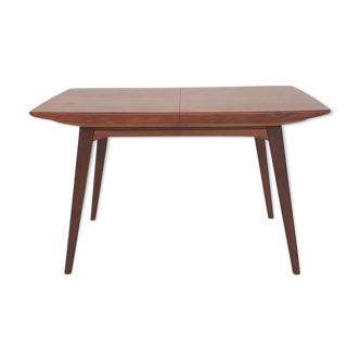 Table à manger extensible en teck Louis van Teeffelen pour Webe, Pays-Bas des années 1950