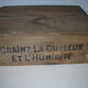 Nestlé wooden crate