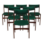 Set of six teak chairs, Danish design, 1970s, production: Denmark