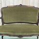 Early 20th century louis XV style bench in walnut