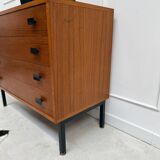 Modernist teak chest of drawers