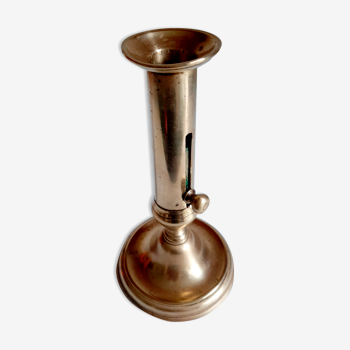 Golden brass candle holder