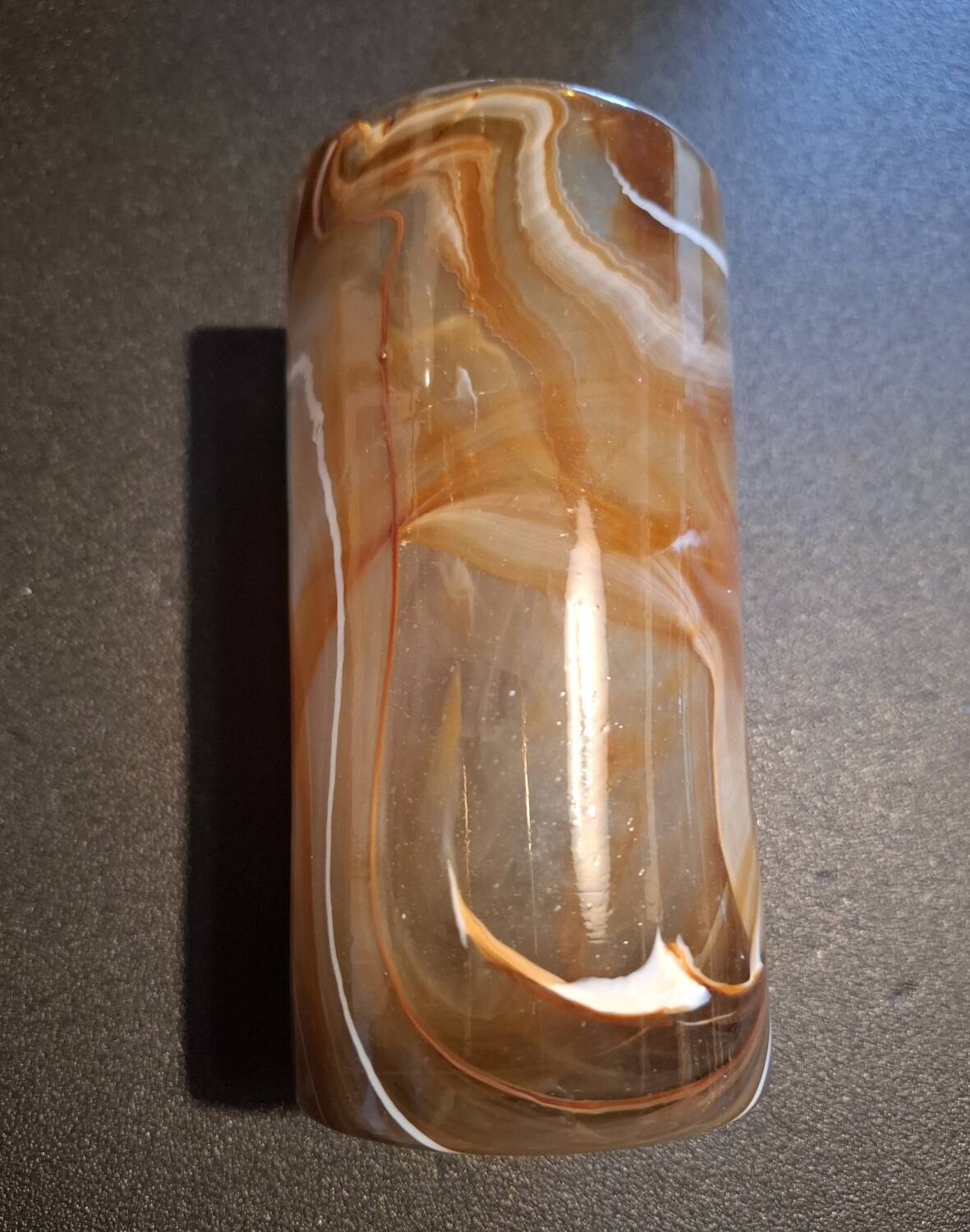 Set of 4 hand-blown glasses